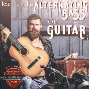 Learn to play Alternating Bass using songs from Johnny Cash, Billy Ray Cyrus & Willie Nelson.  Alternating Bass is a guitar accompaniment style that is used in bluegrass, folk, country and is even found in other music styles here and there.  When you have a song and are faced with a chord, this is a great way to play through that chord. #learnguitar #guitarteacher