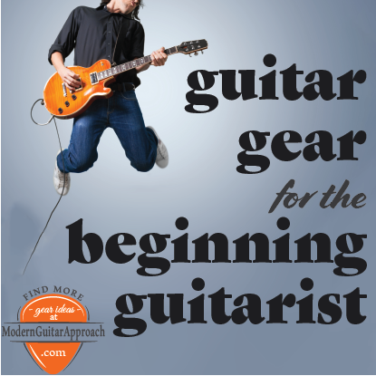 Are you wanting to learn how to play the guitar or get your child started in learning how to play? Here is guitar gear and accessories list that I have my new students get before starting guitar lessons along with other items that are nice to have later on. #learnguitar